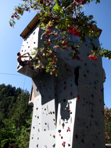 Kletterturm klettern