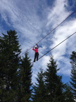 Hochseilgarten Slackline